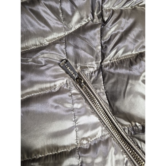 Calvin klein puffer vest Premium Down Women's Size Small Metallic Bronze NWT - Picture 5 of 12
